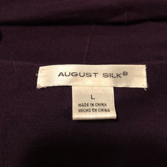 August Silk cardigan - Picture 2 of 5